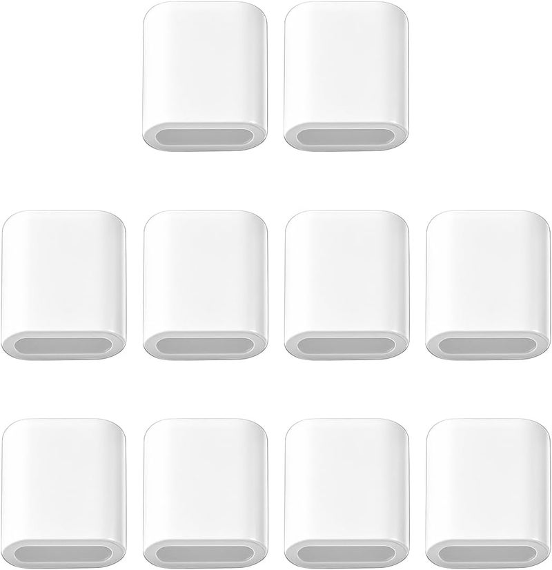 ASAHOM 10pcs of Waterproof End Cap, Small Waterproof Accessory Designed to Seal The Cut End of Light String After Trimming, for Permanent Outdoor Lights, White - Image 1
